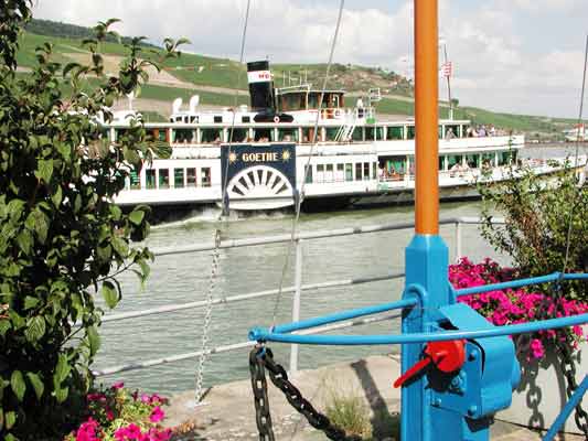 hier kann so manche schöne tagestour auf dem rhein gestartet werden